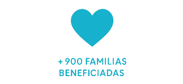 900 familias beneficiadas