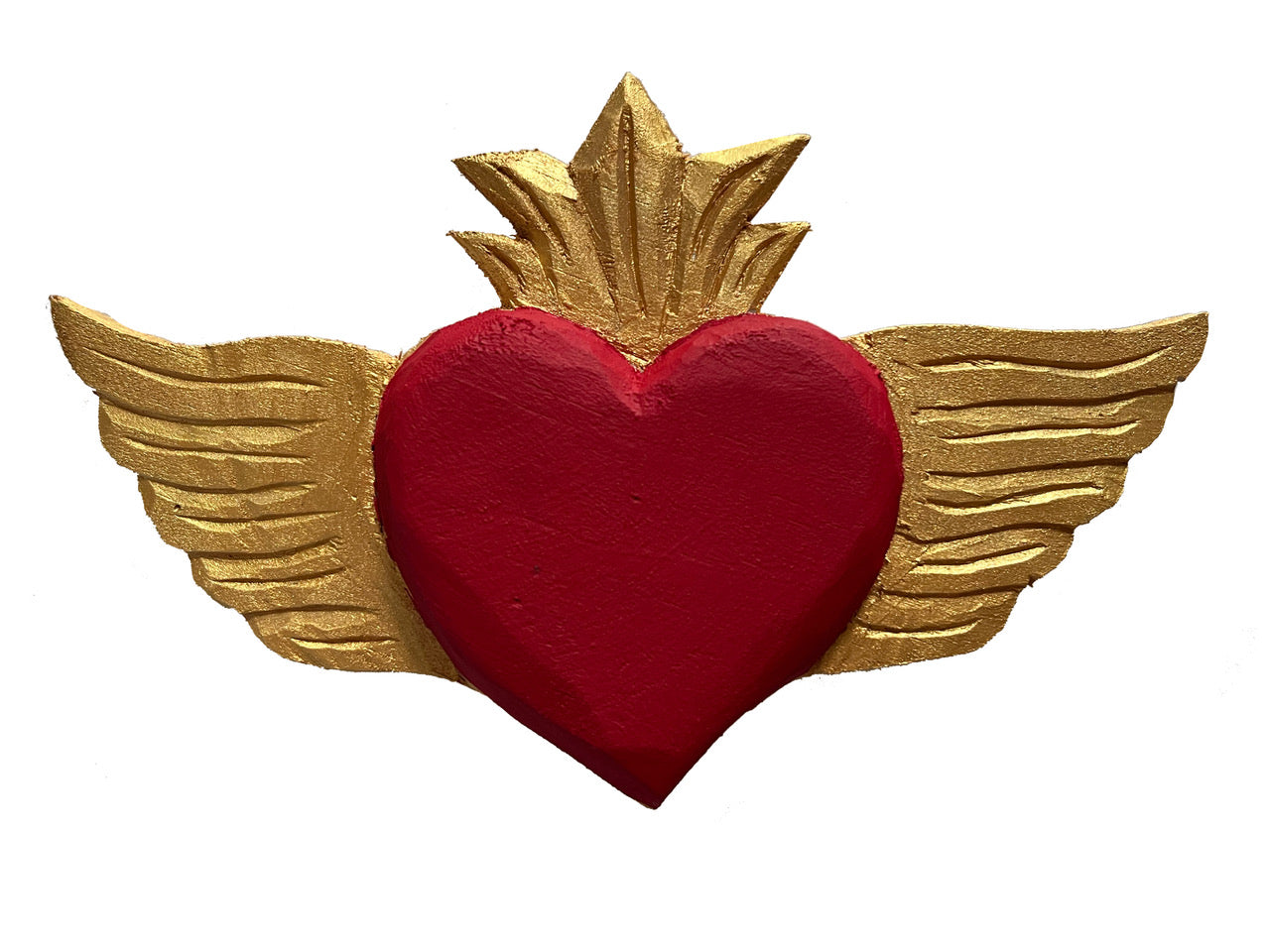 Corazón de madera mediano